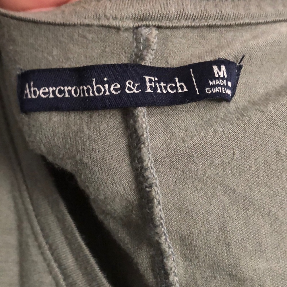 Green Abercrombie & Fitch Top Women’s Medium - Picture 2 of 2